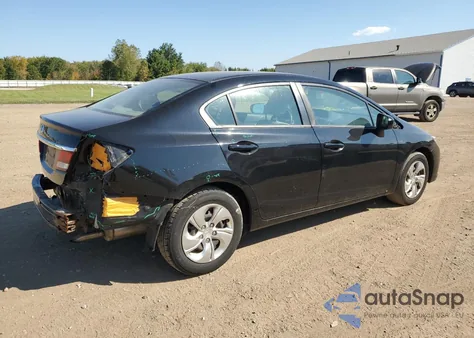 2015 Honda Civic Lx z USA, uszkodzony, nr VIN 2HGFB2F51FH564619